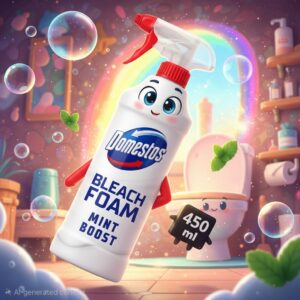 Domestos Bleach Foam Mint Boost 450ml