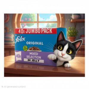 FELIX Original Mixed Selection in Jelly Wet Cat Food 40x85g