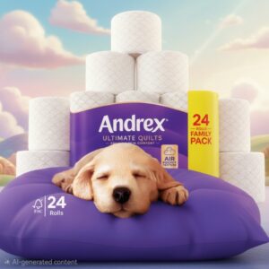 Andrex Ultimate Quilts Toilet Tissue Standard 24 Rolls