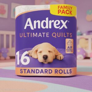 Andrex Ultimate Quilts Toilet Tissue Standard 16 Rolls