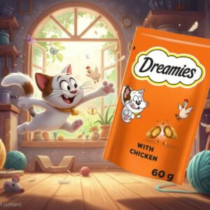 Dreamies Cat Treat Biscuits with Chicken 60g